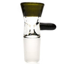 Unity Glassworks - Single Hole Martini Slide - 18mm - Metal Fleck & Black Sparkle - The Cave