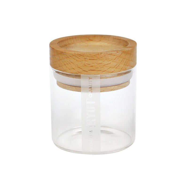 RYOT - Glass Jar w/ Tray Lid - Beech - The Cave