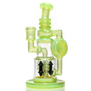 Ill Glass - Custom Flux Cycler w/ Stabilization Pylons - Opal Lime & Crushed Opal - The Cave
