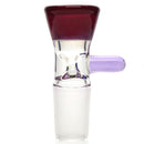 Unity Glassworks - Single Hole Martini Slide - 18mm - Aphrodesia & Purple Rain - The Cave