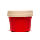 Re:Stash - Red Jar w/ White Lid - 4oz - The Cave