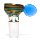 K2 Glass - Worked Snap Slide - 14mm - Rainbow Swirl w/ Ether Handle - The Cave
