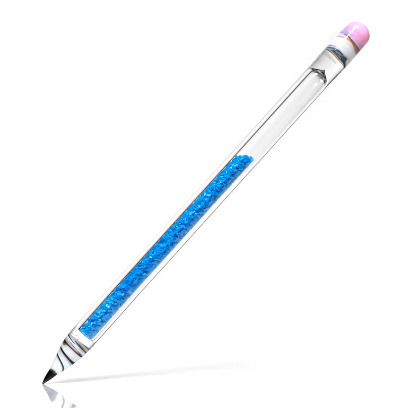 Shooters - Frit Filled Pencil - Blue - The Cave