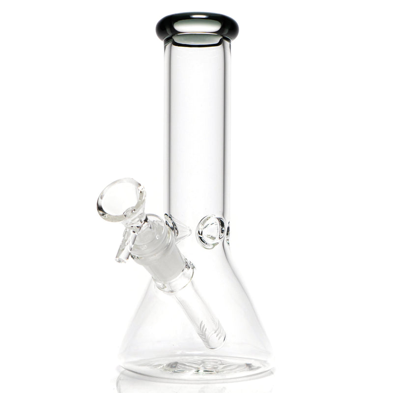 Shooters - 8" Beaker - Smoke Accent - The Cave