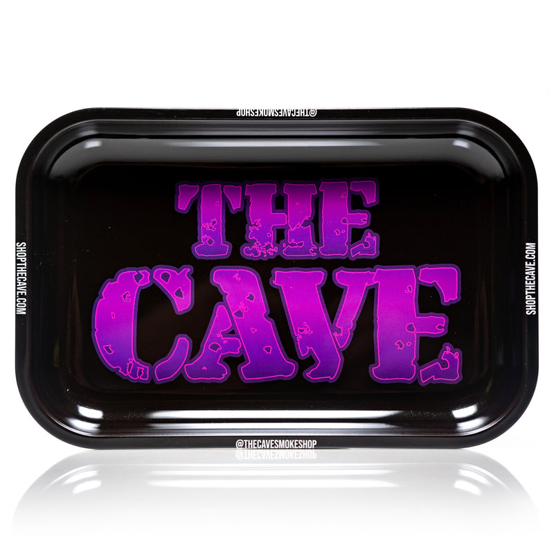 The Cave Smoke Shop - Large Metal Tray - Classic - The Cave