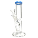 Shooters - 8" Straight - Milky Blue Accent - The Cave