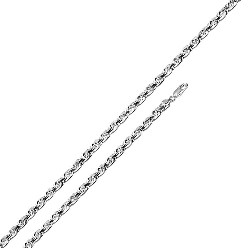 Sterling Silver - 2.8mm Rope Chain - 30" - The Cave
