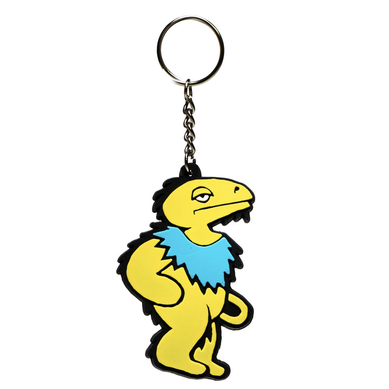 Elbo - Dancing Dino Keychain - Yellow - The Cave