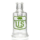 US Tubes - Dry Catcher V2 - 14mm 45° - White & Green Highway Label - The Cave