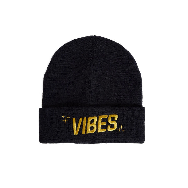Vibes - Beanie - Black - The Cave