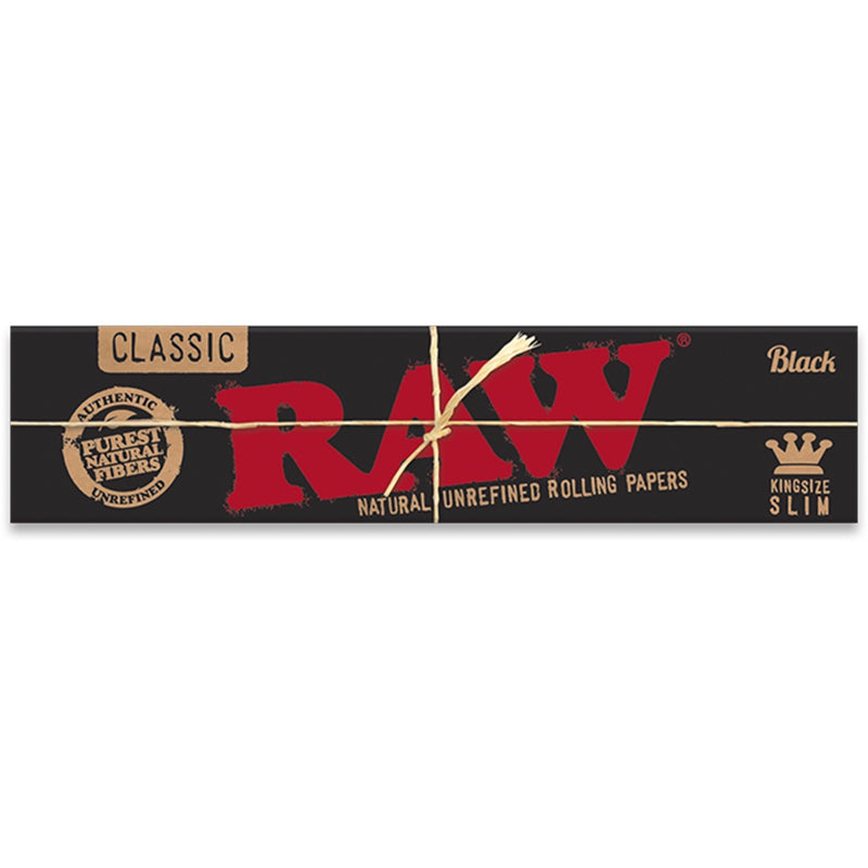RAW - King Size Slim Black - Single Pack - The Cave