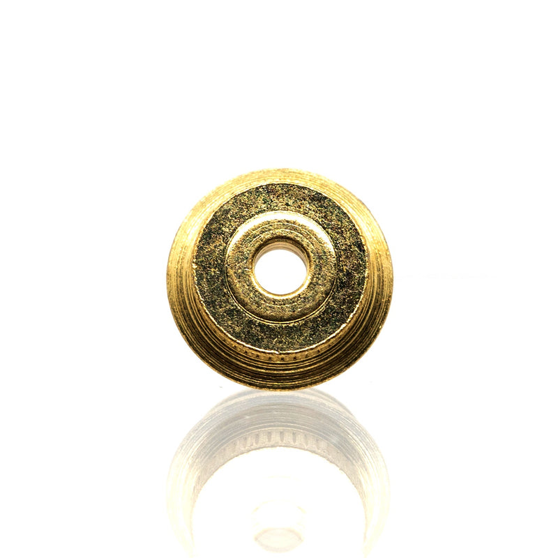 Metal Pipe Cap - Brass - The Cave
