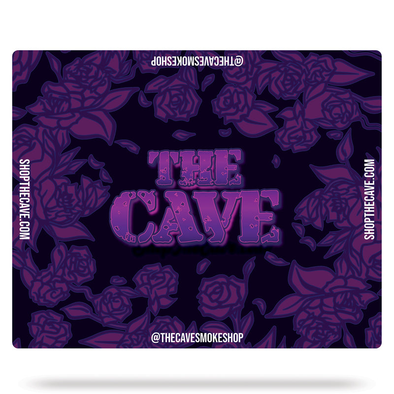 The Cave Smoke Shop - Landing Pad - Medium Square - Black Rose - The Cave