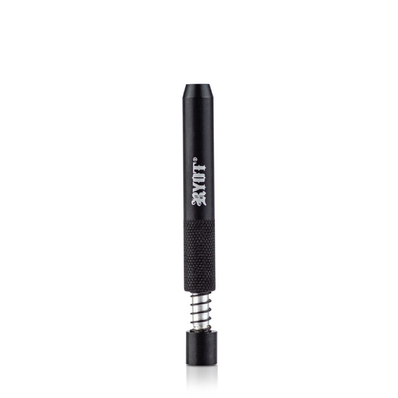 RYOT - Large Anodized Spring One Hitter - Black - The Cave