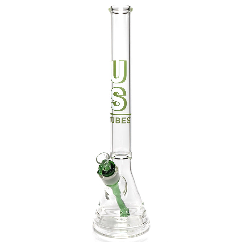 US Tubes - 20" Beaker 50x5 w/ 29mm Joint - Constriction - Green Shadow Label - The Cave