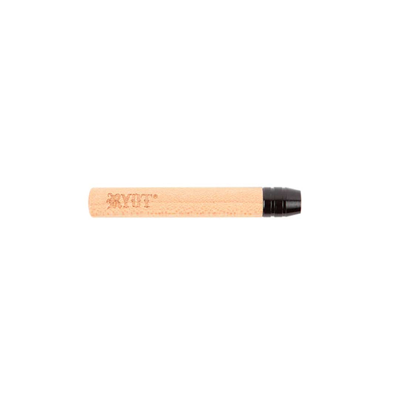 RYOT - Small Wooden One Hitter (2") - Maple w/ Black Tip - The Cave