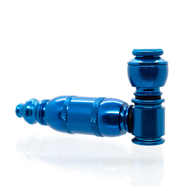 Metal Pipe - Standard - Double Chamber - Blue - The Cave