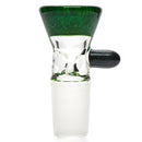 Unity Glassworks - Single Hole Martini Slide - 18mm - Exp. Green & Unobtainium - The Cave