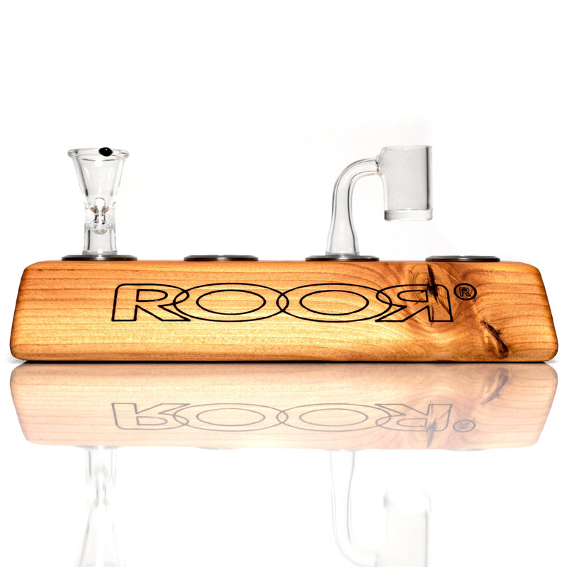 ROOR - Small 4 Hole Slide Holder - 14mm - Light Wood - The Cave