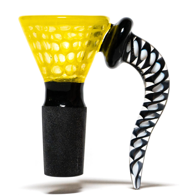 Shooters - Honeycomb Martini Slide - 14mm - Yellow - The Cave