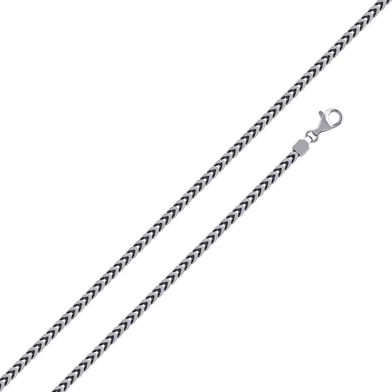 Sterling Silver - 2.3mm Franco Chain - 22" - The Cave