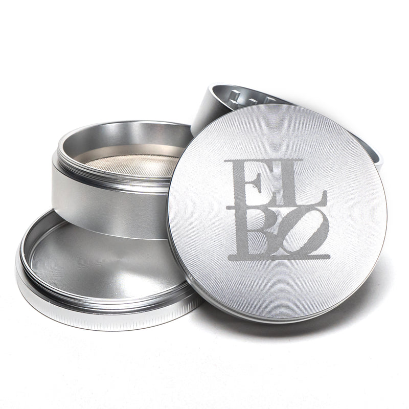 Elbo - Luxury 4 Piece Grinder - Stainless - The Cave