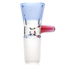 Unity Glassworks - Single Hole Martini Slide - 18mm - Lucid & Gold Ruby - The Cave