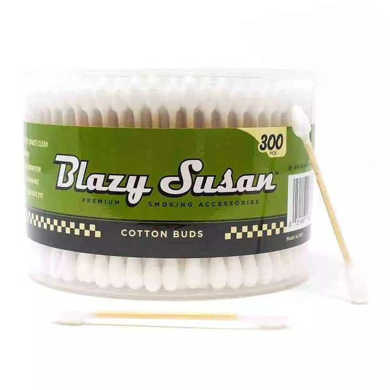 Blazy Susan - Cotton Buds - 300 Count White - The Cave