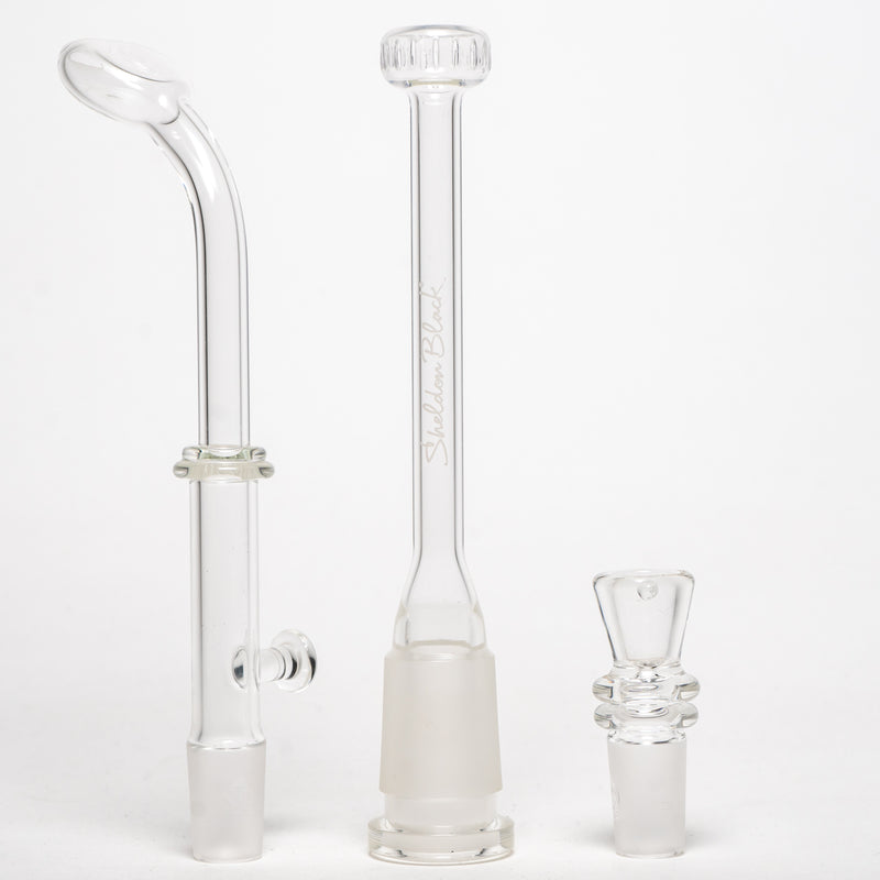 Sheldon Black - 29mm Fixed Halo Bubbler - Circ - Tight Rope Label - The Cave