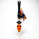 Lace Face Glass - Orchid Tube - Amber Purple - The Cave