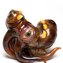 Salt Glass - Creature Dry Pipe - Striking Rust - The Cave