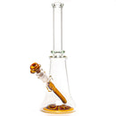 Aaron Vigil - Worked Full Size Fat Bottom Tube - Burgundy & Yellow - The Cave