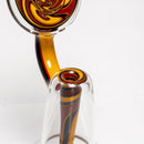 Aaron Vigil - Worked Dewar Bubbler - Burgundy & Yellow - The Cave