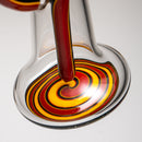 Aaron Vigil - Worked Dewar Bubbler - Burgundy & Yellow - The Cave