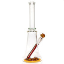 Aaron Vigil - Worked Full Size Fat Bottom Tube - Burgundy & Yellow - The Cave