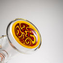 Aaron Vigil - Worked Full Size Fat Bottom Tube - Burgundy & Yellow - The Cave