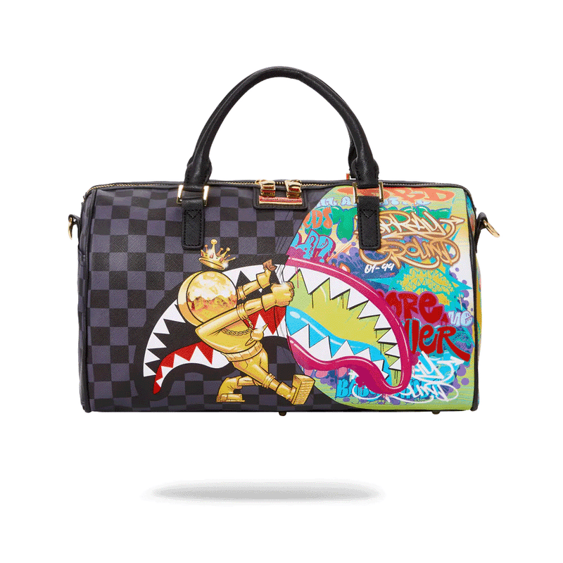 Sprayground shark duffle shop