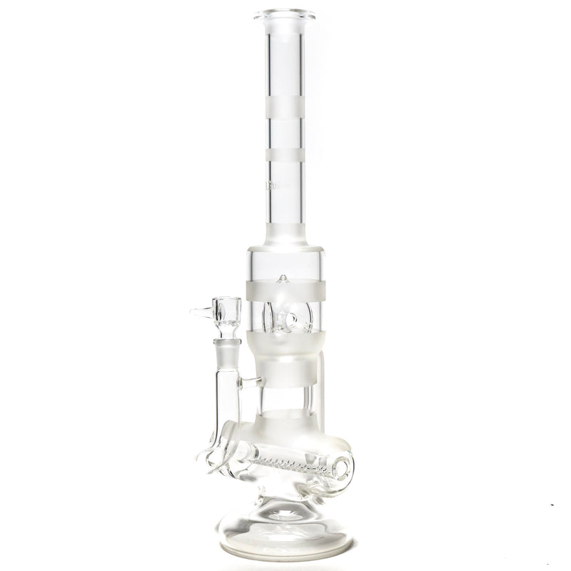 Ben Wilson - Hollow Foot Inline Recycler Tube w/ Triple Donut Perc - Sandblasted - The Cave