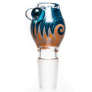 Ben Wilson - Push Screen Slide - 18mm - Sparkle Blue & Orange Wag - The Cave
