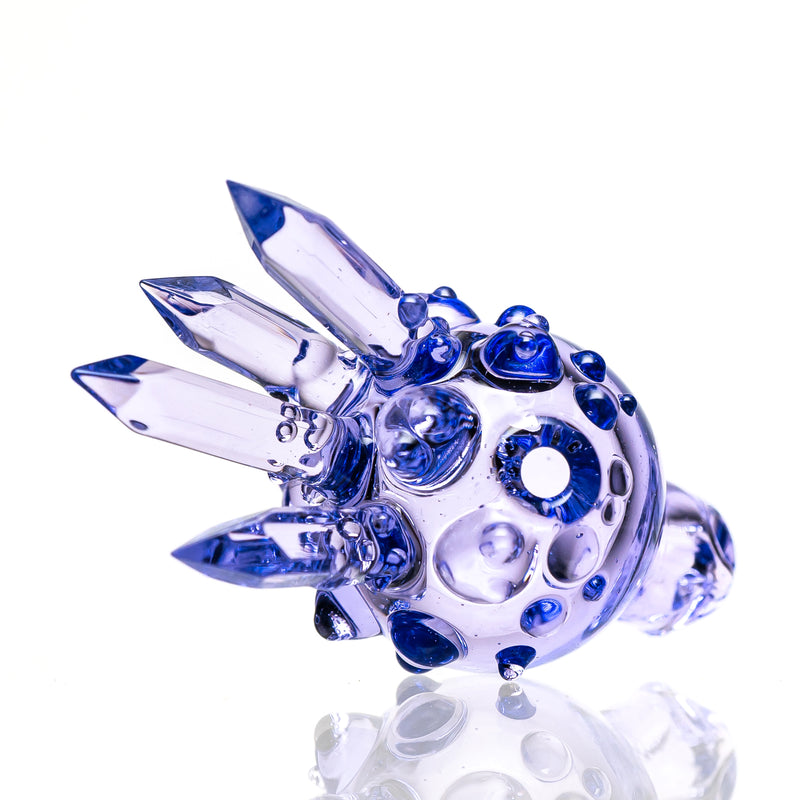 Based Glass - Crystal Growth Spinner Cap - Purple Rain - The Cave