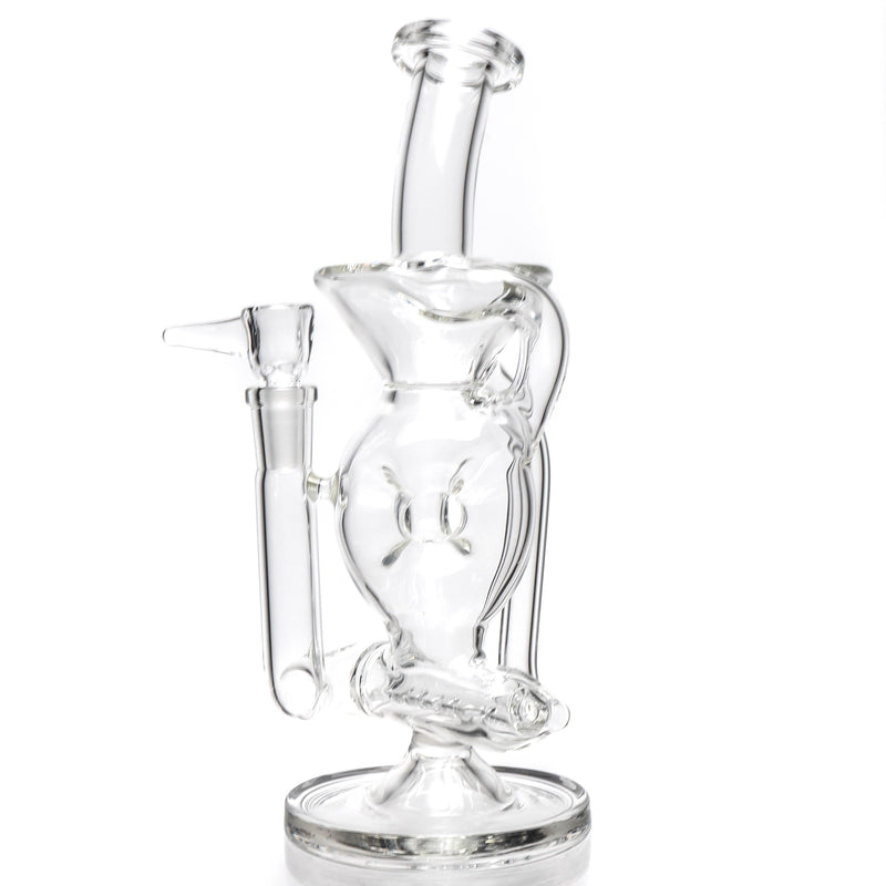 Ben Wilson - Triple Donut Inline Recycler - 10mm - Clear - The Cave