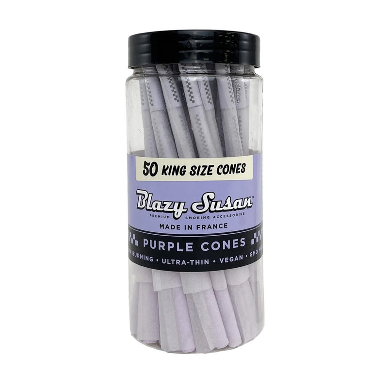 Blazy Susan - King Size Pre Rolled Purple Cones - 50 Cones - The Cave