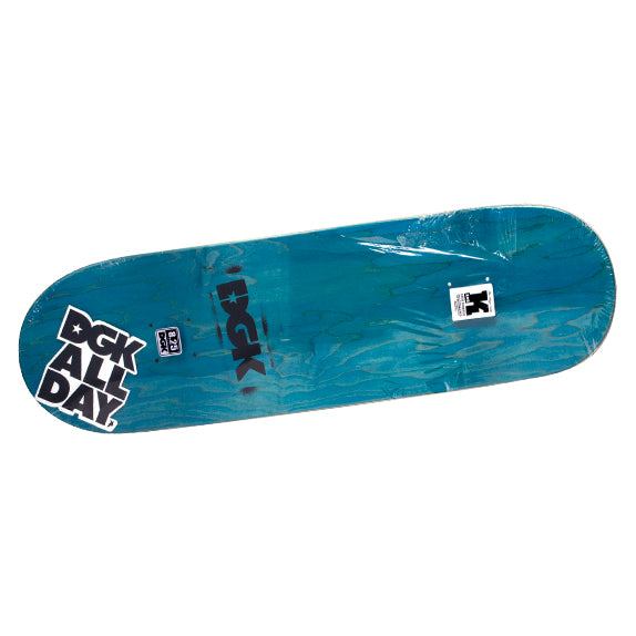 RAW x DGK - Boo Johnson v2 Skate Deck - 8.25 - Blue Wood - The Cave