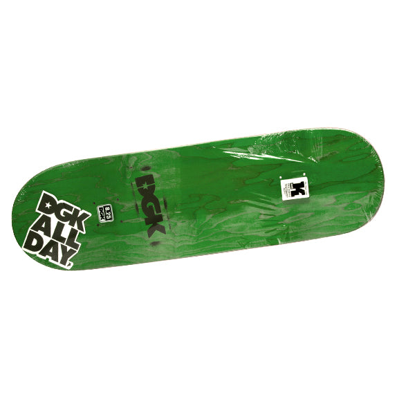 RAW x DGK - Boo Johnson v2 Skate Deck - 8.25 - Green Wood - The Cave