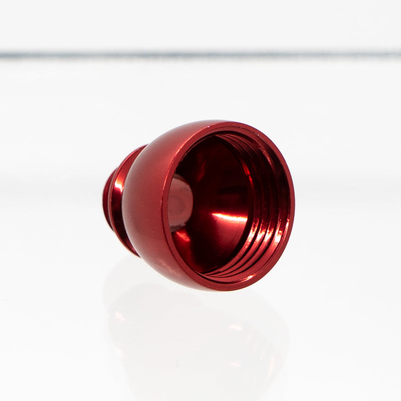 Metal Pipe Bowl - Small - Red - The Cave