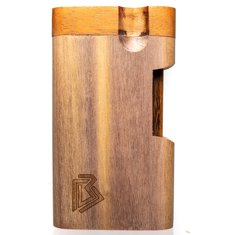 Branded Dugouts - 3.5" Dugout - Rainbow Poplar w/ Tigerwood - The Cave