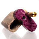 Branded Dugouts - 3.5" Dugout - Rainbow Poplar w/ Purple Heart - The Cave