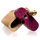 Branded Dugouts - 4" Dugout - Rainbow Poplar w/ Purple Heart - The Cave