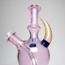 Brando - 10mm Half Blasted Ball Rig - Pink w/ Cobalt - Fume Cluster Millie - The Cave