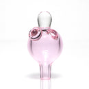 Brando - 10mm Half Blasted Ball Rig - Pink w/ Cobalt - Fume Cluster Millie - The Cave